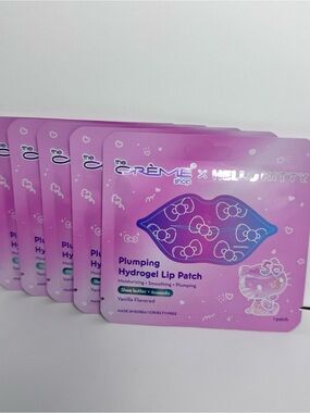 The Crème Shop x Hello Kitty Plumping Hydrogel Lip Patches Set of 5 NEW